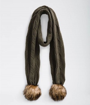 Dámské Šátky The North Face Oh-Mega Fur Pom Taupe | YAVCNIU-49