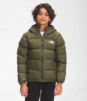 Dětské Bundy The North Face Hyalite Olivy Zelené | SOXTWAJ-23