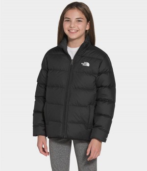 Dětské Bundy The North Face Reversible Andes Černé | APVNEMH-29