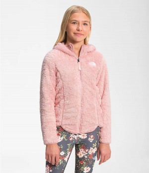 Dětské Bundy The North Face Suave Oso Hooded Full Zip Růžové | HRLUXWF-79
