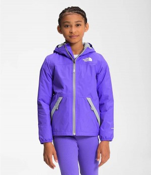Dětské Bundy The North Face Warm Storm Rain Fialové | MOTRGHQ-83