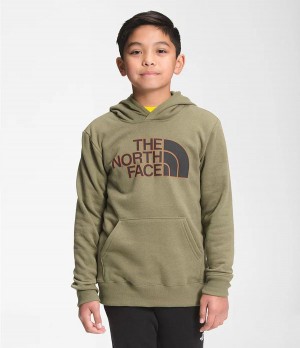 Dětské Hoodies The North Face Camp Fleece Pullover Olivy Zelené | UCIQOMS-25