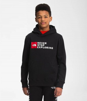 Dětské Hoodies The North Face Camp Fleece Pullover Černé | BTALYDW-51