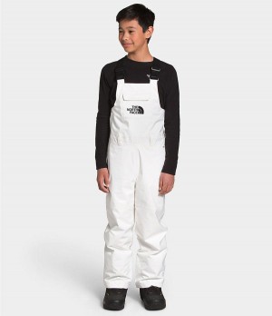Dětské Kalhoty The North Face Freedom Insulated Bib Bílé | ONSYXTI-08