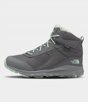 Dětské Obuv The North Face Jr Hedgehog Hiker Ii Mid Wp Šedé | BGKOIAS-17