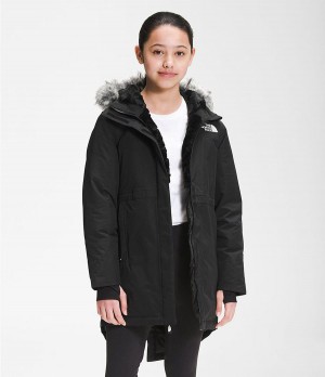 Dětské Parkas The North Face Arctic Swirl Černé | BUEGQMF-83