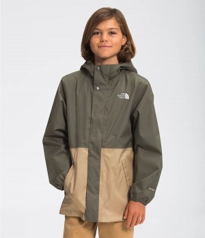 Dětské Parkas The North Face Dryvent Mountain Snapper Taupe | IPESFBH-37