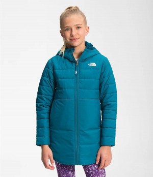 Dětské Parkas The North Face Reversible Mossbud Swirl Blankyt | YJQUXRM-46