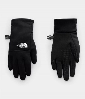 Dětské Rukavice The North Face Recycled Etip Černé | YTFVLZB-52