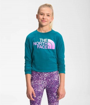Dětské T-Shirts The North Face Long Sleeve Graphic Blankyt | LYRWZAE-98