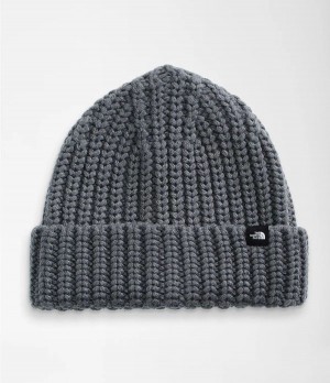 Pánské Beanies The North Face Chunky-Knit Watchman Šedé | JZYQEVB-20
