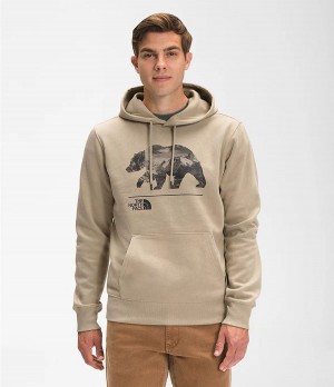 Pánské Hoodies The North Face Bearscape Pullover Béžový | MXOFJIT-10