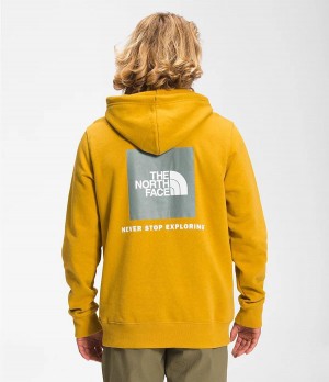 Pánské Hoodies The North Face Box Nse Pullover Žluté | OAZQWRJ-47