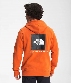 Pánské Hoodies The North Face Box Nse Pullover Oranžové | OXUPHJI-38