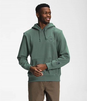 Pánské Hoodies The North Face Himalayan Bottle Source Pullover Zelene | PZAVJNT-64
