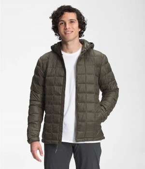 Pánské Hoodies The North Face Thermoball Eco Olivy Zelené | DJIXRHS-78