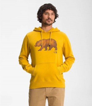 Pánské Hoodies The North Face Tnf Bear Pullover Žluté | GCVLNFP-25