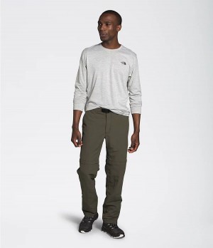 Pánské Kalhoty The North Face Paramount Trail Convertible Olivy Zelené | IHZUNOG-12