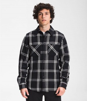 Pánské Košile The North Face Valley Twill Flannel Černé | HARUJEY-03