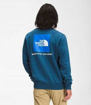 Pánské Mikiny The North Face Box Nse Crew Blankyt | KFOBQTE-62