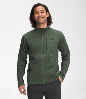 Pánské Mikiny The North Face Canyonlands Full Zip Zelene | SLMKDWA-02