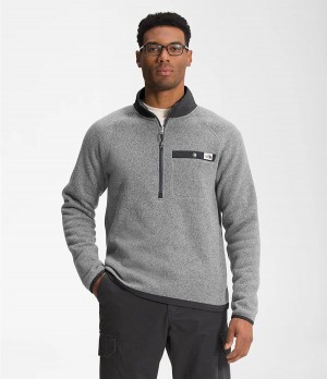Pánské Mikiny The North Face Gordon Lyons ¼ Zip Šedé | JDHUNIL-29