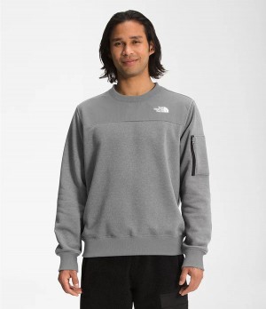 Pánské Mikiny The North Face Highrail Crewneck Šedé | VZPBNGQ-60