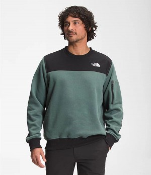 Pánské Mikiny The North Face Highrail Crewneck Zelene | TDJMAOG-04