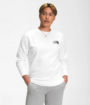 Pánské Mikiny The North Face Pride Crew Bílé | GETIAPS-68