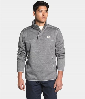 Pánské Mikiny The North Face Sherpa Patrol ¼ Snap Pullover Šedé | YQTXBCU-80