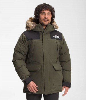 Pánské Parkas The North Face Mcmurdo Olivy Zelené | YFQSCZK-94