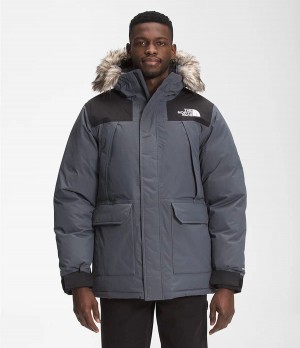 Pánské Parkas The North Face Mcmurdo Šedé | FDHZCRU-13