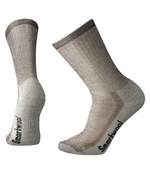 Pánské Ponožky The North Face Smartwool Hike Medium Crew Tmavě Hnědé | QGEYVHB-18