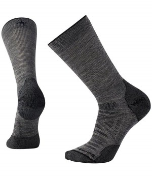 Pánské Ponožky The North Face Smartwool Phd Outdoor Light Crew Šedé | TVHXCWY-20