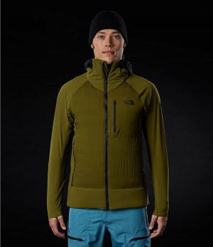 Pánské Péřové Bundy The North Face Steep 50/50 Olivy Zelené | AKSIGYD-34