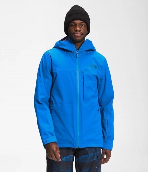 Pánské Péřové Bundy The North Face Thermoball Eco Snow Triclimate® Blankyt | LHUEJFP-09