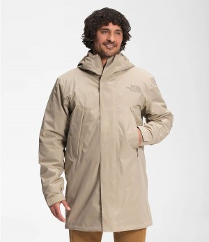 Pánské Rainwear The North Face Arctic Triclimate® Béžový | JMPTAFR-23