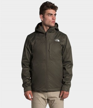 Pánské Rainwear The North Face Arrowood Triclimate® Olivy Zelené | DKCTQZU-39