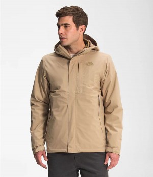Pánské Rainwear The North Face Carto Triclimate® Hnědé | GXTYMFC-94