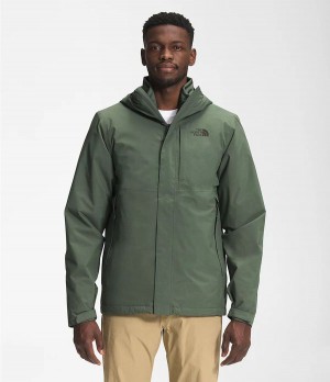 Pánské Rainwear The North Face Carto Triclimate® Zelene | BCGZPON-75
