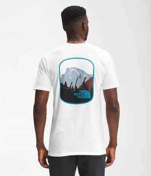 Pánské T-Shirts The North Face Short Sleeve Parks Bílé | CSIVUKX-18