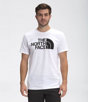 Pánské T-Shirts The North Face Short Sleeve Half Dome Bílé | SXOKDWB-08