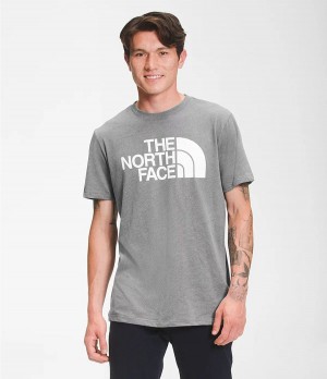 Pánské T-Shirts The North Face Short Sleeve Half Dome Šedé | QMRBYAJ-51