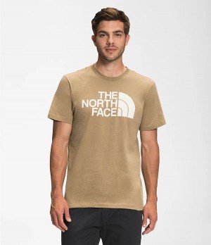 Pánské T-Shirts The North Face Short Sleeve Half Dome Hnědé | ZORTDQV-25