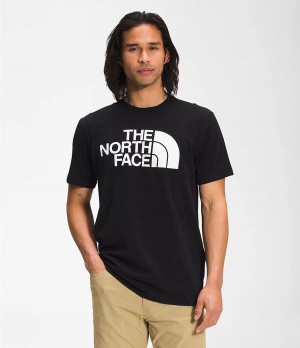 Pánské T-Shirts The North Face Short Sleeve Half Dome Černé | BJMOYRD-80