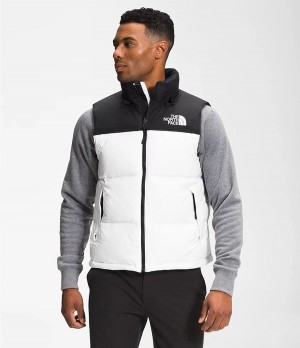 Pánské Vests The North Face 1996 Retro Nuptse Bílé | PSTUBXI-09