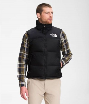 Pánské Vests The North Face 1996 Retro Nuptse Černé | FQNKBXY-16