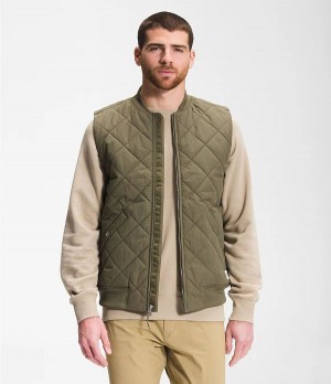 Pánské Vests The North Face Cuchillo Insulated Olivy Zelené | MZHSYAC-50