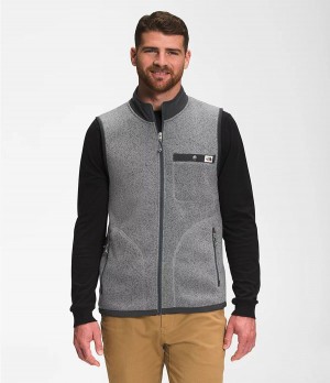 Pánské Vests The North Face Gordon Lyons Full Zip Šedé | SFWUMTN-47
