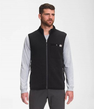 Pánské Vests The North Face Gordon Lyons Full Zip Černé | BIPKHFU-52